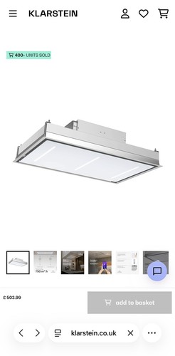 Klarstein luxeair extractor - luxeair, 90