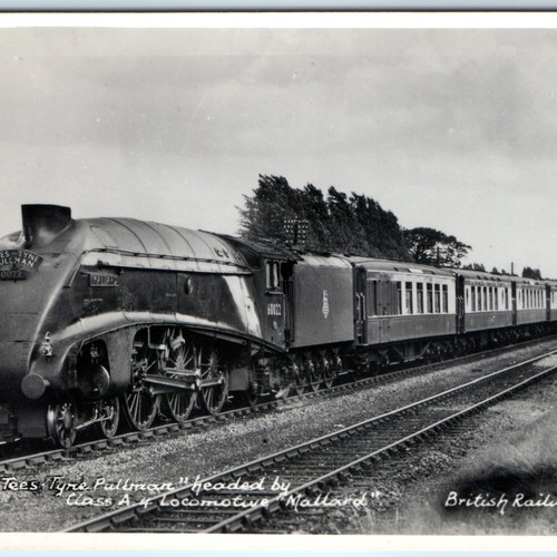 C1950s tees tyne pullman - tees, rppc