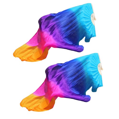 Belly dance fan veils 180cm - dance,