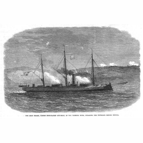 Danish iron plated gun boat - danish,