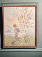 Framed Vintage Print 'Morning