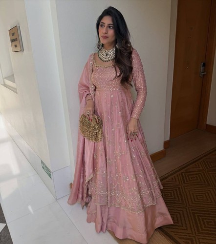 Bollywood faux georgette - faux,
