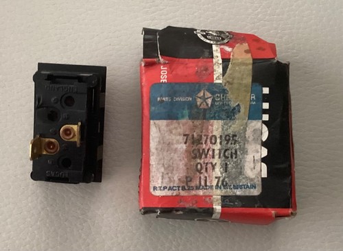Chrysler rootes rocker - , switch
