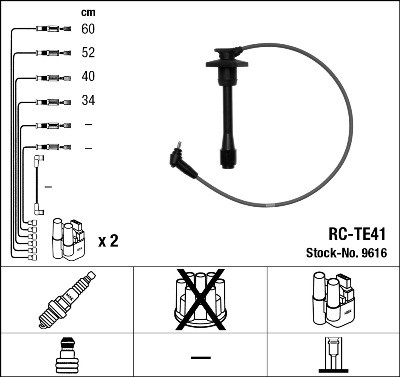 Ignition cable kit for - ignition,