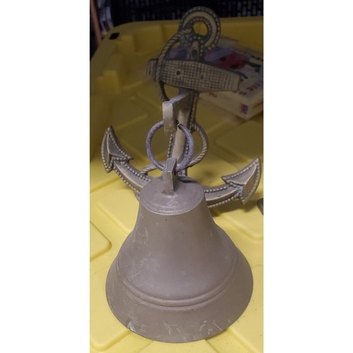 Vintage brass anchor ship - brass,