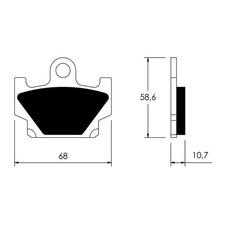 Brake Pad Yamaha Virago