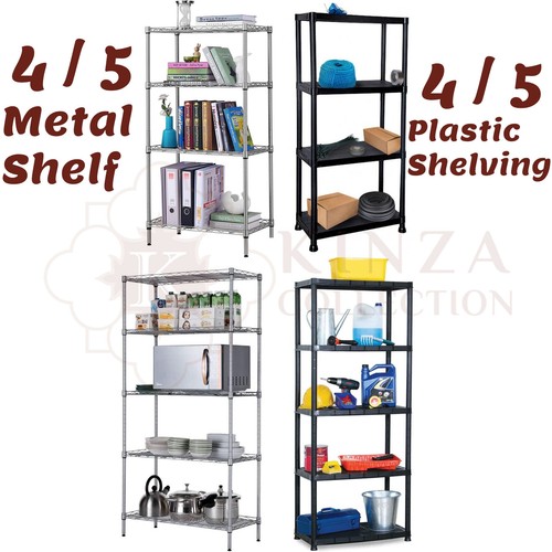 Tier metal storage rack - /,