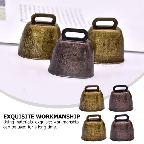 Pcs small cow bell metal - small,