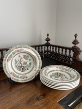 DUNN BENNETT & Co BURSLEM Vitreous Ironstone Indian Tree Pattern 6.5”  Bowl X 6