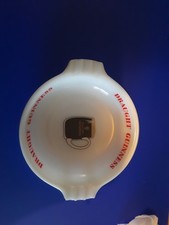 Vintage Guinness Draught Glass Ashtray. Nazeing Glass Works
