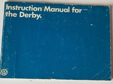 VW Derby Owners Handbook