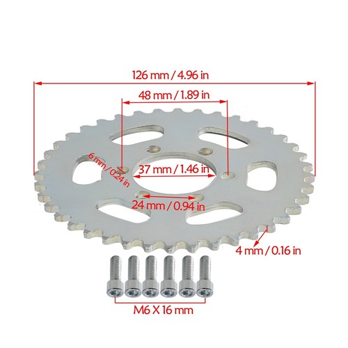 Chain 40t sprocket for - #35,