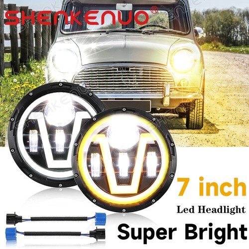 Dot 7inch round led headlights - 7inch,