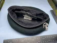 Original British Army Light Infantry Beret with Badge - Size 59cm