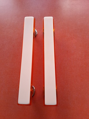 Pair vintage retro 1950s push - retro,