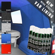 To Fit 12M X 2M MERC VITO VIANO SPRINTER VAN WALL CARPET + GLUE - BEATS VELTRIM