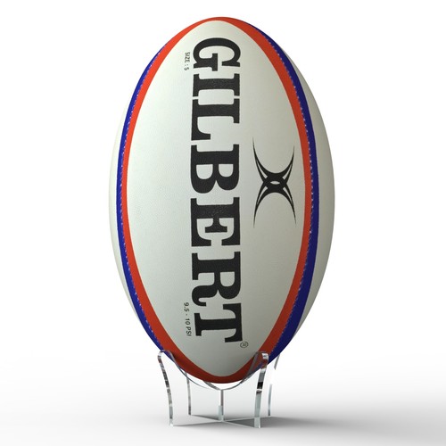 Rugby ball display - ball, stand