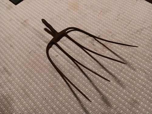 Vintage pitch fork - fork, head
