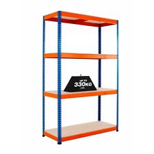 BiGDUG 4 Tier Racking Heavy Duty Steel Shelving Unit 1320kg 244h cm Warehouse