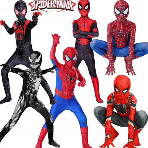 Kids spiderman cosplay costume - cosplay,