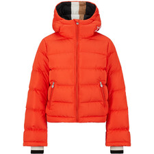 BOSS Womens Orange Full Zip Hooded Ski Jacket Ladies Size Medium BNWT