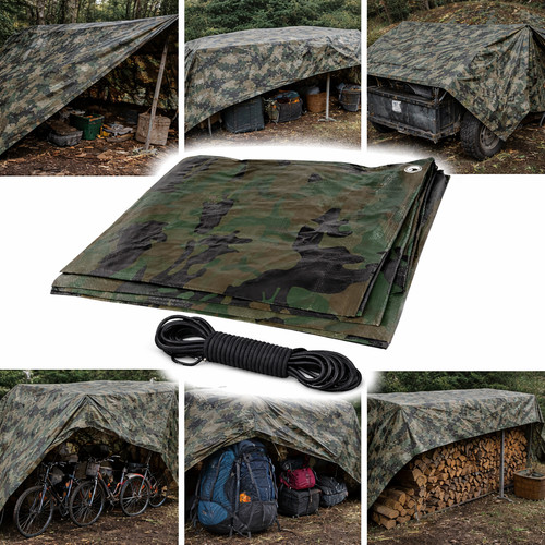 Camo tarpaulin 85gsm - tarpaulin,