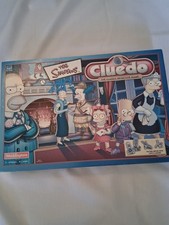 2001 WADDINGTONS THE SIMPSONS CLUEDO BOARD GAME Complete