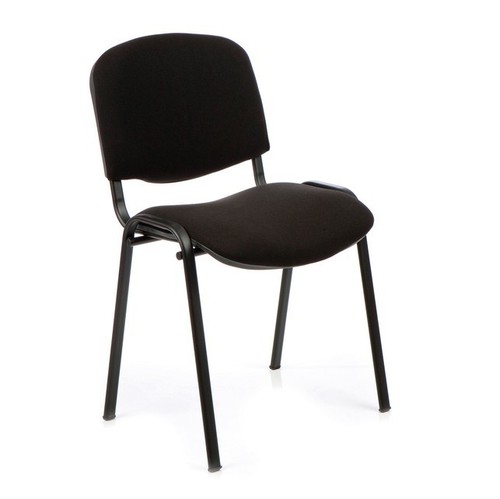 Black iso stacking - stacking, chair
