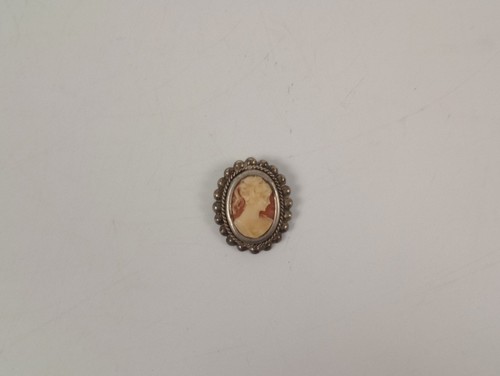 Vintage shell cameo brooch - vintage,
