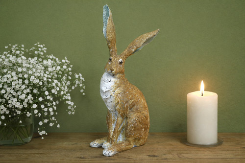 Decorative hare ornament - hare,