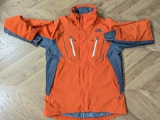 The North Face Hyvent Mens Coat Ski Winter Orange Size Med Good Con