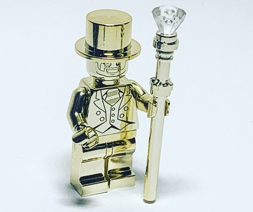 Lego chrome plated - plated, gold