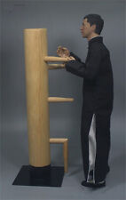 1/6 Ip Man Wing Chun Stun Wooden Dummy Kung Fu 28cm Strike Pad Metal Boxed Base