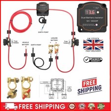 Starter Battery Charger to Leisure Battery Split Charge Relay Kit for Camper Van