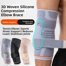1Pc Elbow Brace Support Gym Arm Sleeve Support Compression Elbow Protective Pad