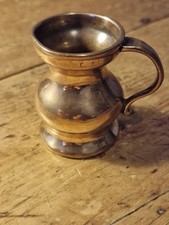 Antique 19thc Bronze Gill Pub Spirits Measure 2"