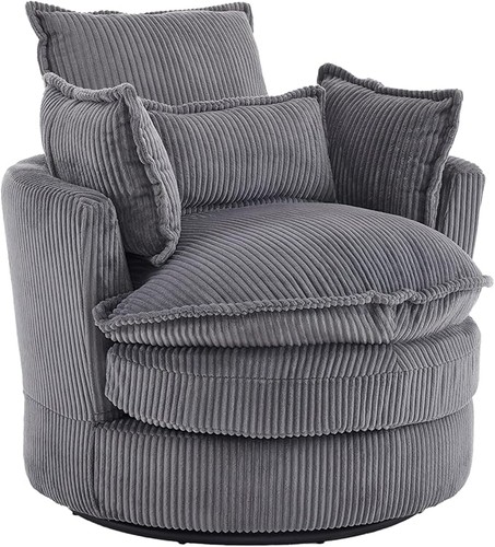 Grey swivel barrel accent - grey,