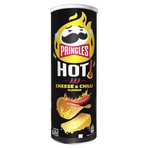 Pringles hot cheese - hot, and