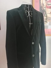 Zara Men Black Velvet Blazer