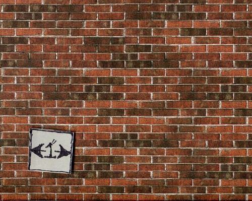 Embossed dark brick - embossed,