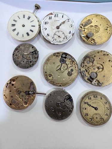 Lot watch movements - 9,