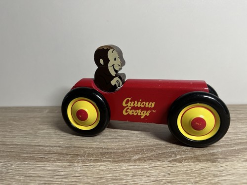 Curious george red - george, wooden