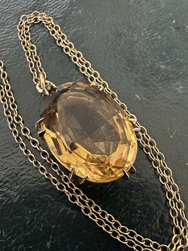 Large vintage gold - 9k,