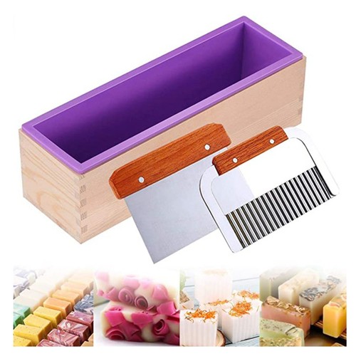 Wooden box soap - silicone, mold