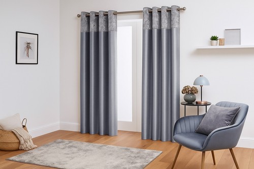 Curtains crushed velvet - crushed, top