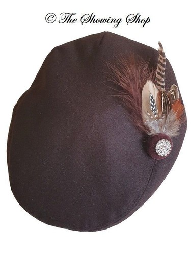 Brown wool feather lead - wool,