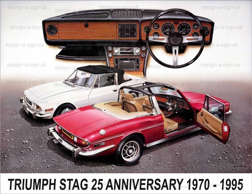 Triumph stag m1258 sign - triumph, #m1258