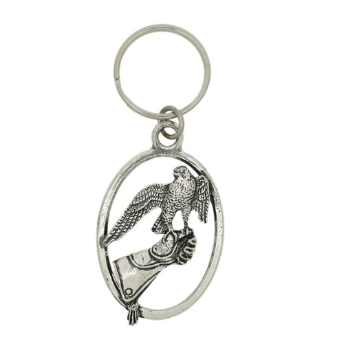 English made pewter falcon - pewter,