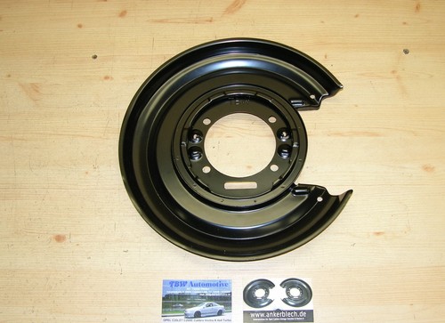 Left rear brake backing - brake, plate