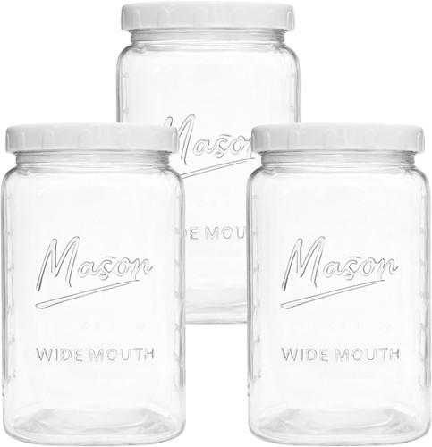Pack gallon square glass - 3,